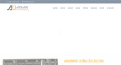 Desktop Screenshot of andamios.com.mx