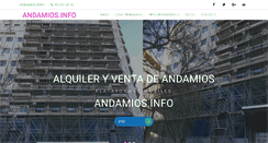 Desktop Screenshot of andamios.info