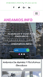 Mobile Screenshot of andamios.info