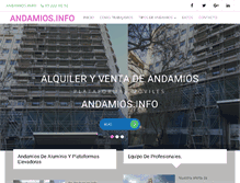 Tablet Screenshot of andamios.info